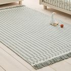 Woven Stripe Wool Rug