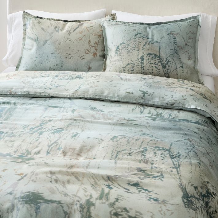 Silky TENCEL™ Abstract Tapestry Duvet Cover & Shams | West Elm