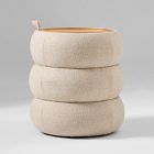 Lumi Upholstered Storage Side Table