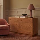 Pierce &amp; Ward Linen Table Lamp (25")