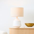 Roar &amp; Rabbit Ripple Ceramic Table Lamp (22")