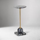 Alcyone Round Marble Drink Table (8.5")