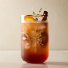 Etched Snowflake Highball Glass Sets