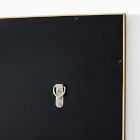 Scallop Metal Floor Mirror
