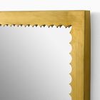 Scallop Metal Wall Mirror