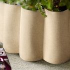 Ruffle Linen Tree Collar