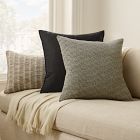Mixed Basketweave Stripe Pillow Cover