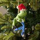 Felt Biking Lizard Ornament