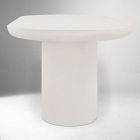 Contemporary Indoor/Outdoor Oval Concrete Dining Table (83")