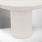 Contemporary Indoor/Outdoor Oval Concrete Dining Table (83")