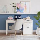 Rhys Desk (52") - Weathered White/Simply White
