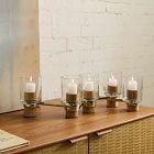 Wood &amp; Metal Votive Centrepiece Holder