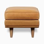 Zander Leather Ottoman