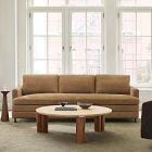 Clarisse Leather Sofa (76"&ndash;96")