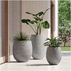 Curved Ficonstone Indoor/Outdoor Planter Collection