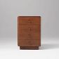 Video 1 for Pierce &amp; Ward Burl Wood Nightstand (18")