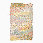 Rainbow Flower Tufted Wool Rug