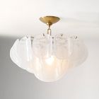 Ricci Glass Flush Mount (18.5")