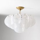 Ricci Glass Flush Mount (18.5")