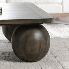 Katana Solid Wood Square Coffee Table (40")
