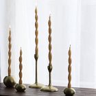 Double Twist Taper Candles (Set of 6)