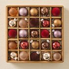 Lone Fox Small Glass Ball Ornaments (Set of 25)