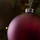Large Glass Ball Ornament (Set of 4) - Jewel Tones