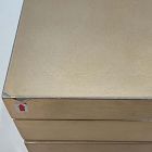 Open Box: Mid-Century Champagne Lacquer Jewelry Box, Grand (7.25"H)