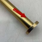 Open Box: Modern Overhang Bathroom Freestanding Toilet Paper Holder - Antique Brass