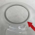 Open Box: Sculptural Glass Shade, Globe Mini (6.5") - Clear