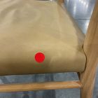Open Box: Eindhoven Dining Chair - Ludlow Leather Cumin, Blonde