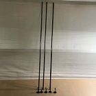 Open Box: Low Profile Adjustable Curtain Rod (108"-144") - Dark Bronze