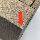 Open Box: Modern Fluted Jewelry Box, Cube (10") - Dune
