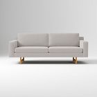 Open Box: Eddy 3 Seater Sofa (82") - Deco Weave Pearl Gray, Almond