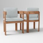 Monterey Outdoor Teak Dining Chair Cushion Covers