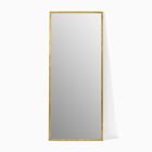 Scallop Metal Floor Mirror