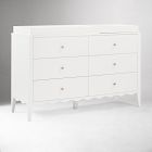 Daisy 6-Drawer Wide Dresser with Removable Topper (55")