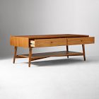 Mid-Century Storage Coffee Table (47.5")
