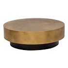 Modern Steel Coffee Table (43.5")