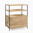 Industrial Solid Wood Modular Storage Console (24.5")