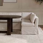 Vianna Slipcover Dining Banquette U-Shape (121"&ndash;168")