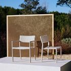 Westport Wicker Slim Profile Outdoor Stacking Side Dining Chair (Set of 2)