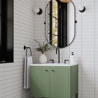 Metal Frame Pivot Mirror - Pill