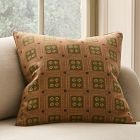 Pierce &amp; Ward Floral Grid Pillow Cover