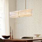 Citrine Glass Chandelier (36")