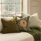 Pierce &amp; Ward Palampore Stripe Pillow Cover &amp; Throw Set