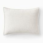 Open Box: Pierce & Ward TENCEL™ Matelasse Sham, King - Bone White