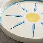 Sardine Stoneware Salad Plate Set