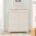 Kids Dori 3-Drawer Narrow Dresser with Removable Topper (36")