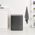 Brabantia Bo Touch Trash Can (Dual 8 Gallon)